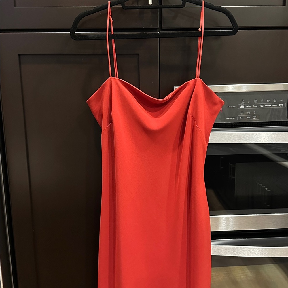 Elegant Red Slip Dress, maxi.  NWT